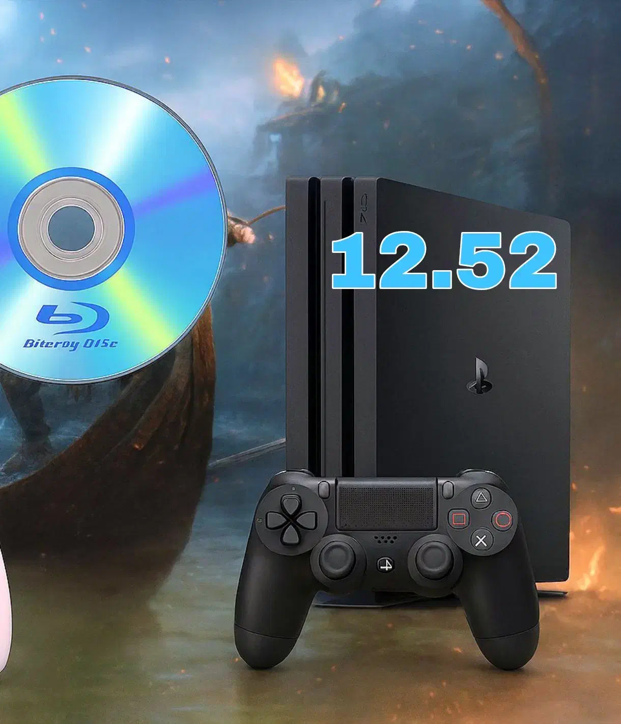 دیسک بلوری جیلبریک PS4 12.52|کنسول، بازی ویدئویی و آنلاین|آمل, |دیوار