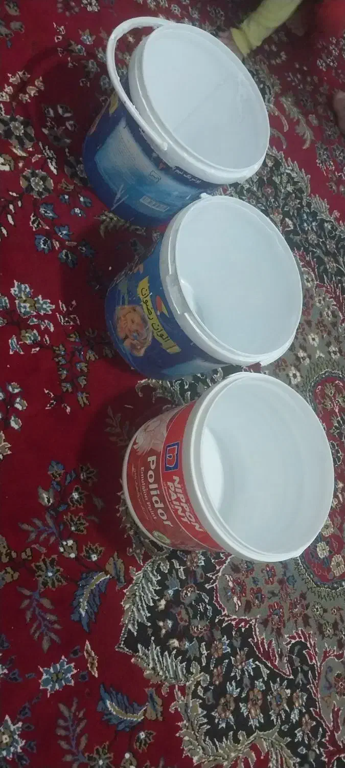 سطل رنگ|ظروف نگهدارنده، پلاستیکی، یک‌بارمصرف|مشهد, کشف|دیوار
