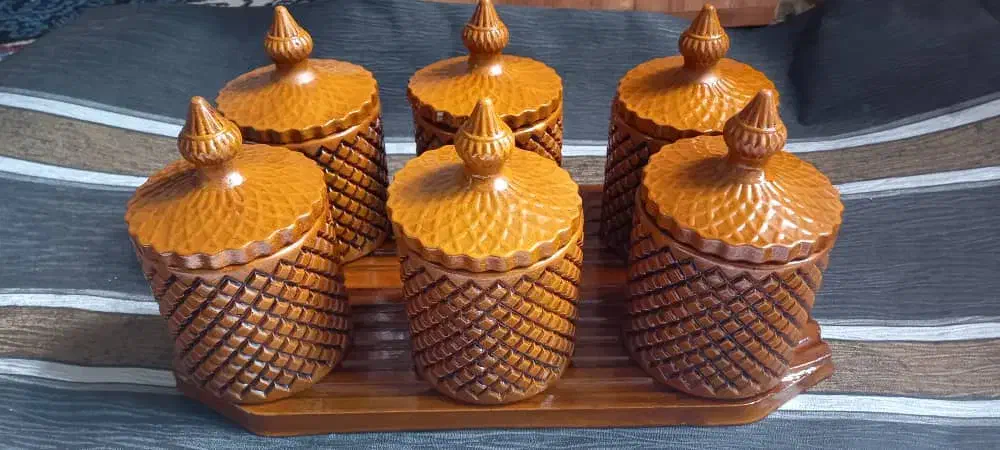 سنگ های مصنوعی وچوبی|ظروف سرو و پذیرایی|داراب, |دیوار
