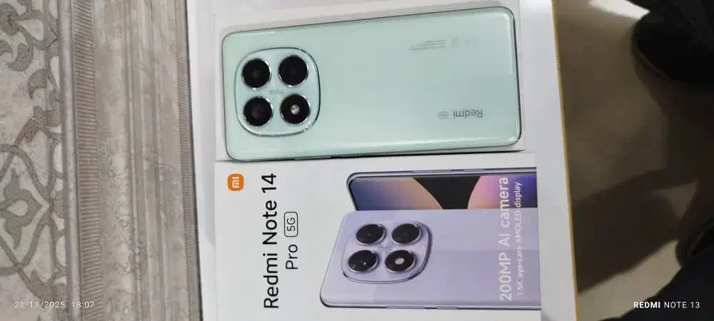 گوشی شیائومی نوت ۱۴ پرو رم ۱۲ حافظه ۵۱۲ 5g|موبایل|شهریار, شهرک وائین|دیوار