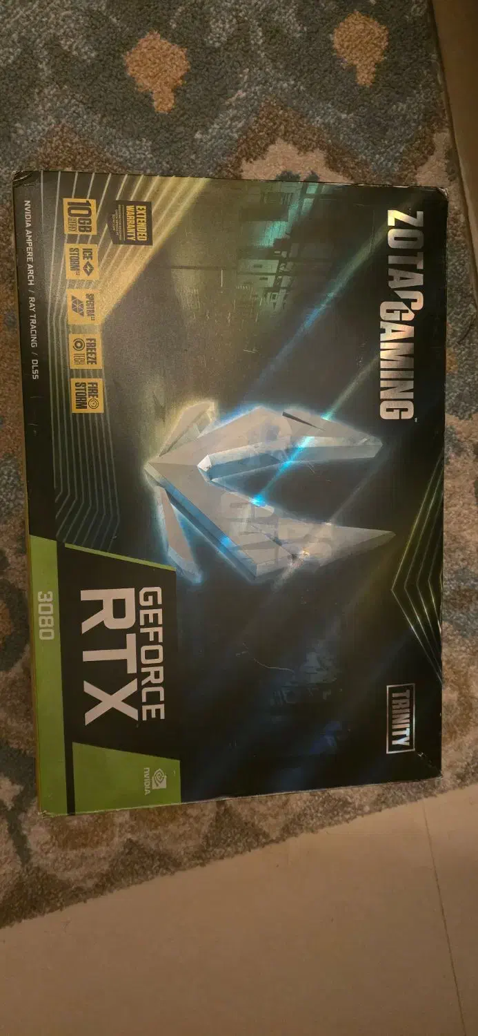 کارت گرافیک rtx 3080 zotak trinity  10gb|قطعات و لوازم جانبی رایانه|تهران, آبشار تهران (دریاچه)|دیوار