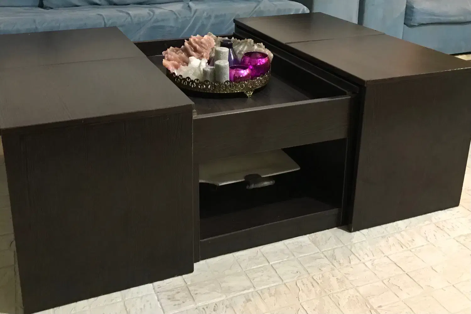 میز وسط همراه ۴ عسلی|مبلمان خانگی و میز عسلی|ساری, |دیوار