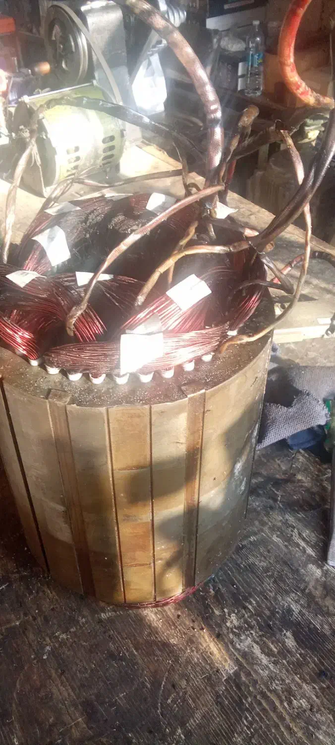 سیم پیچی انواع الکتروموتور|ماشینآلات صنعتی|خسروشاه, |دیوار