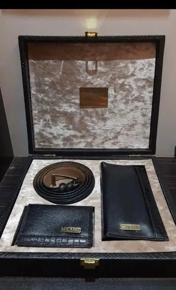 ست کیف و کمربند چرم|کیف، کفش، کمربند|رشت, گیل|دیوار