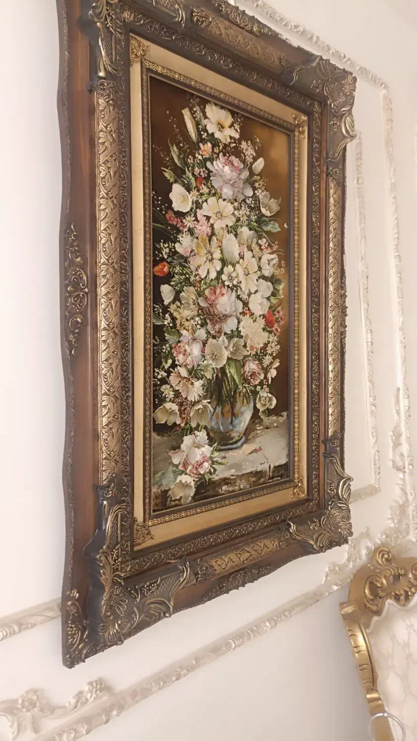 تابلو فرش دستباف چله ابریشم|تابلو فرش|مشهد, هفت تیر (نه دره)|دیوار