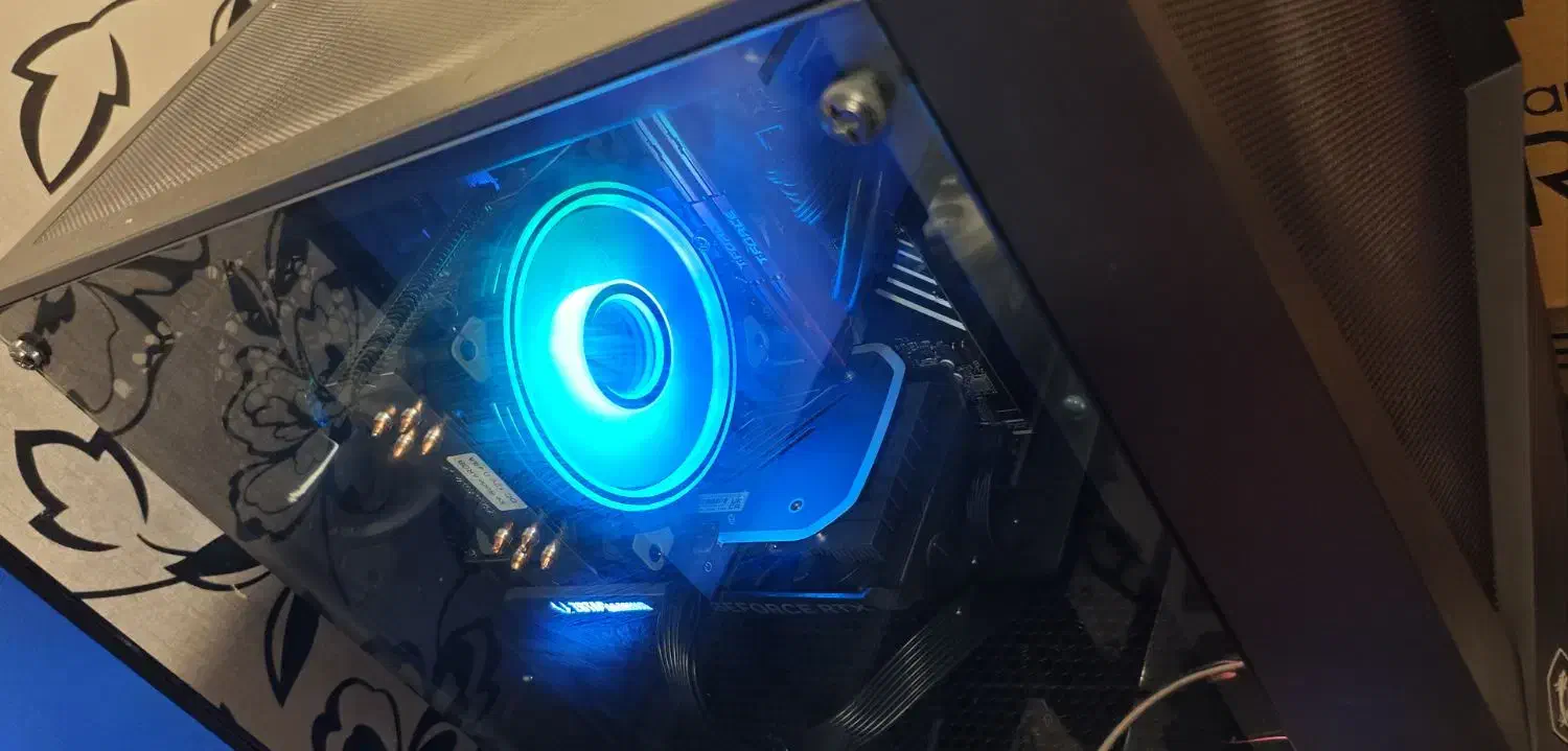 کامپیوتر گیمینگ قدرتمند تمیز و کم‌کارکرد|رایانه رومیزی|ساری, |دیوار