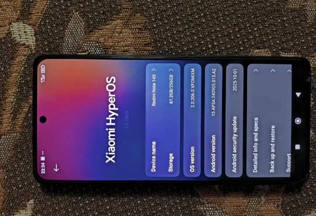 نوت ۱۴ اس|موبایل|لنگرود, |دیوار