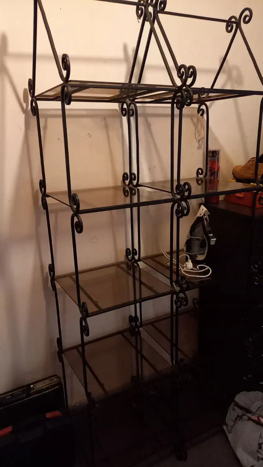 فروش سرویس فرفوژه ست باشیشه۵میل دودی|بوفه، ویترین، کنسول|رشت, دیانتی|دیوار