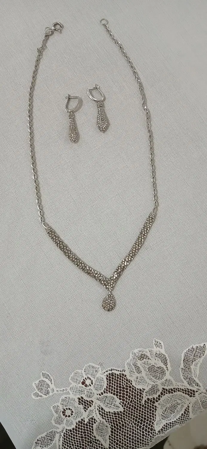 سرویس طلا پایه ابشده +۲۵۰|جواهرات|کرمانشاه, |دیوار