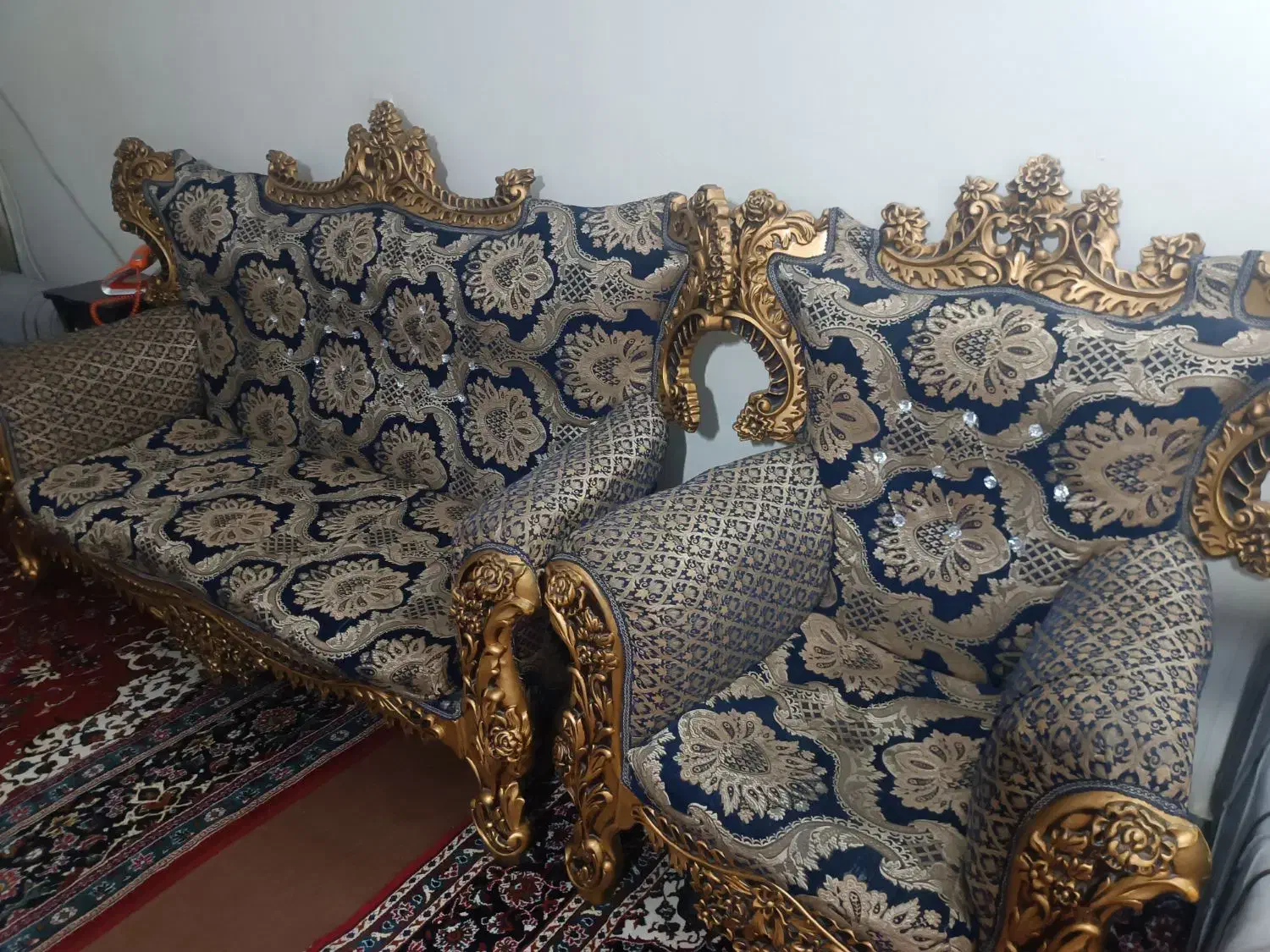 مبل سلطنتی|مبلمان خانگی و میز عسلی|بهارستان, |دیوار