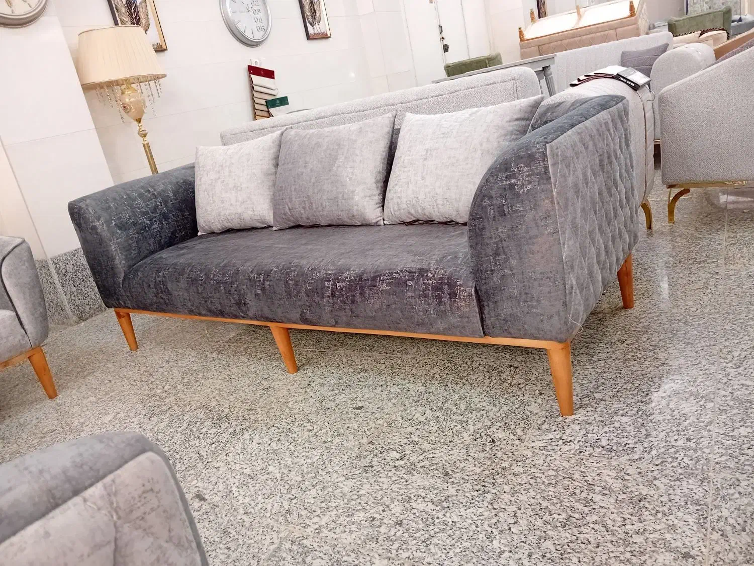 ۸نفره چوبی سیلور|مبلمان خانگی و میز عسلی|خمینیشهر, |دیوار