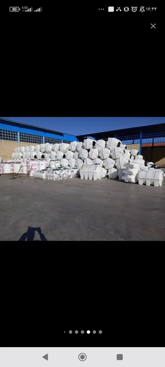 مخزن آب از گنجایش صد لیتر تا ۳۰۰۰/منبع/تانکر سفید|حراج|شیراز, شهرک صنعتی شیراز|دیوار