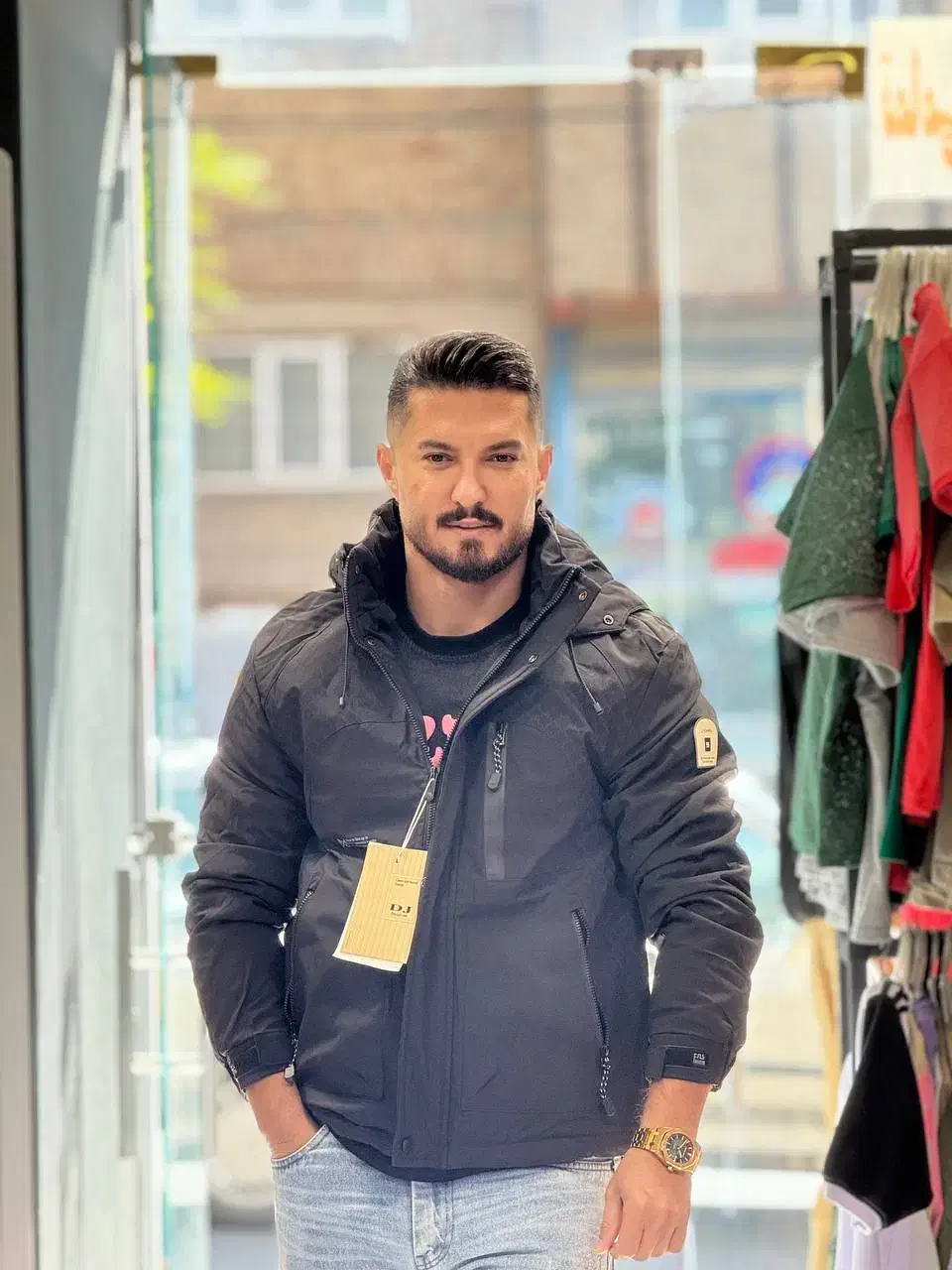 کاپشن کوهنوردی وارداتی(شوک پلاس )|لباس|تبریز, |دیوار