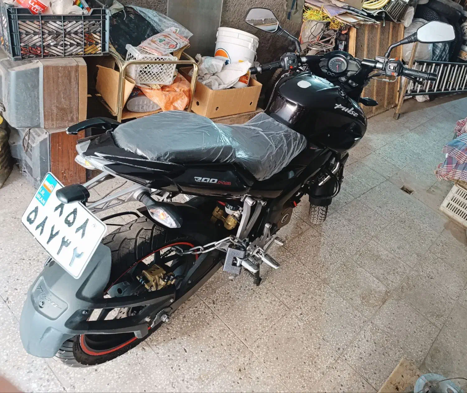 ان اس ۲۰۰ مدل ۹۳ مدارک کامل|موتورسیکلت|مشهد, شهرآرا|دیوار