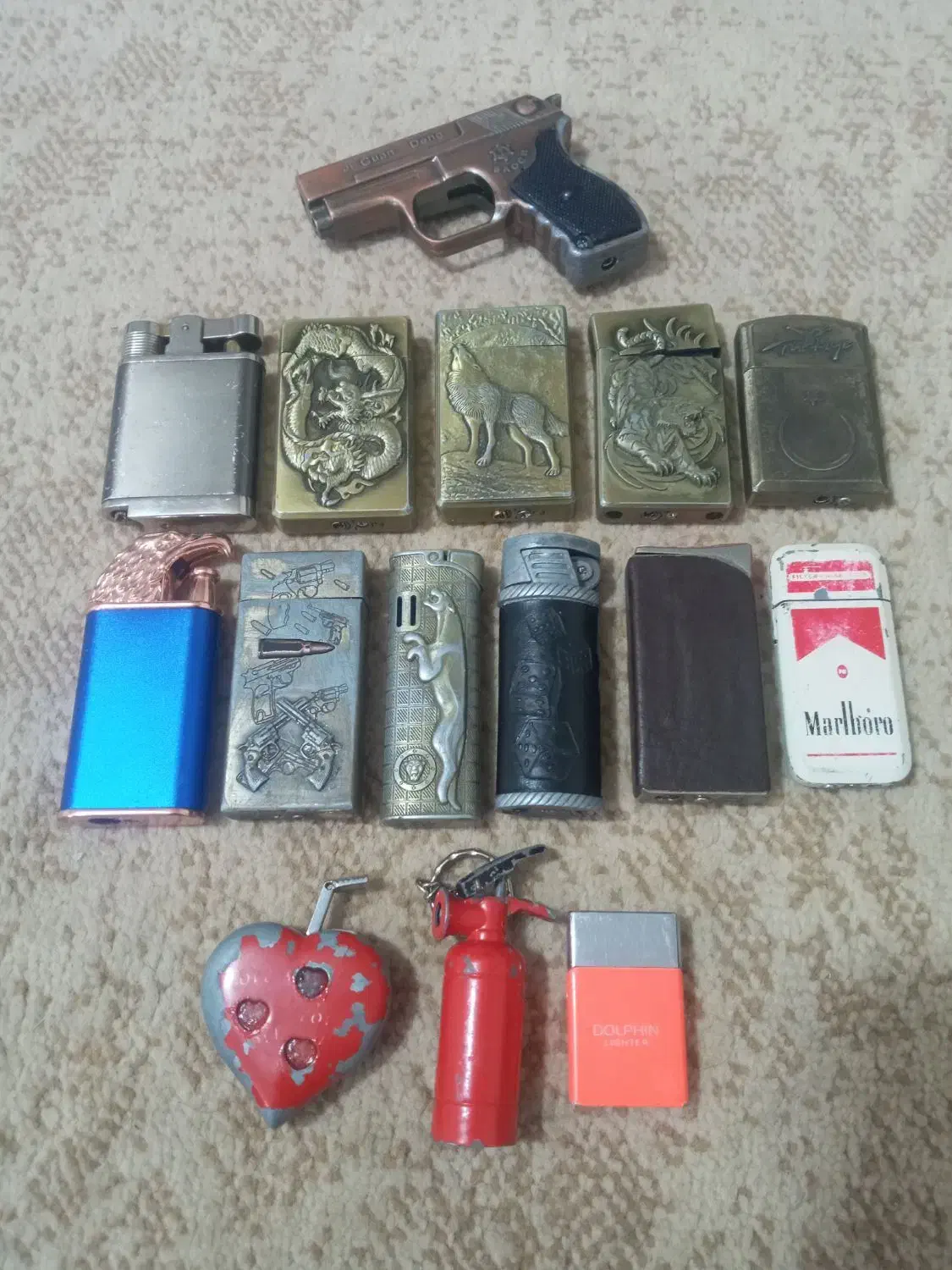 فندک|کلکسیون و سرگرمی|شیراز, کوشک میدان|دیوار