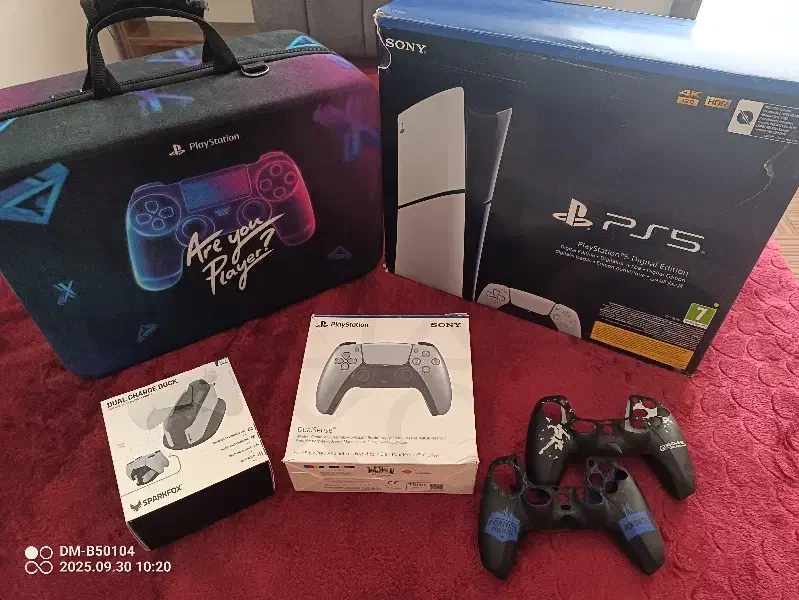 ps5 slim پی اس ۵اسلیم دیجیتال|کنسول، بازی ویدئویی و آنلاین|فولادشهر, C1|دیوار