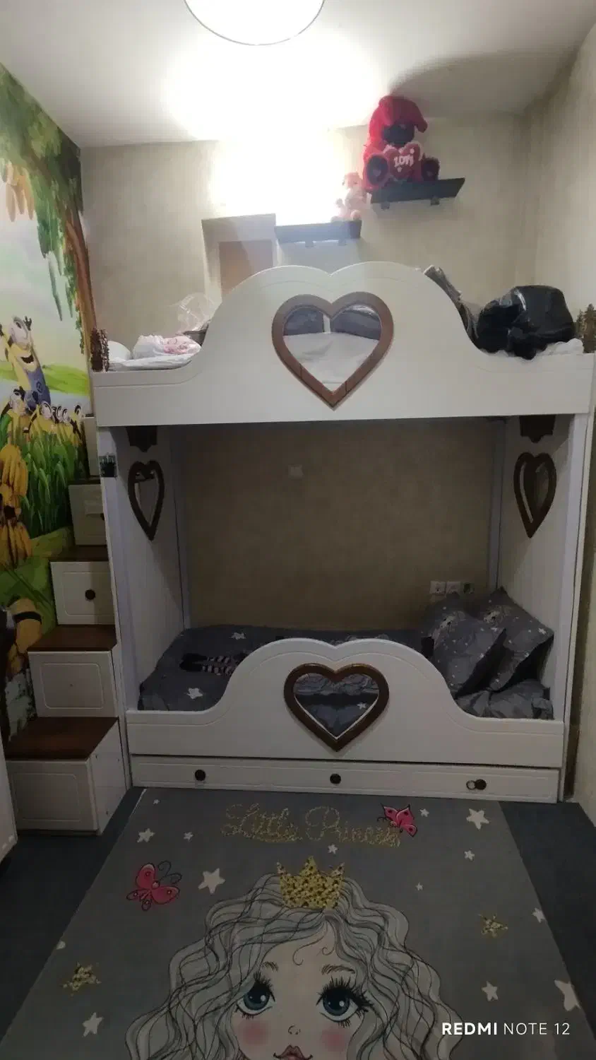 تخت دوطبقه|تخت و سرویس خواب|قم, زنبیل آباد|دیوار