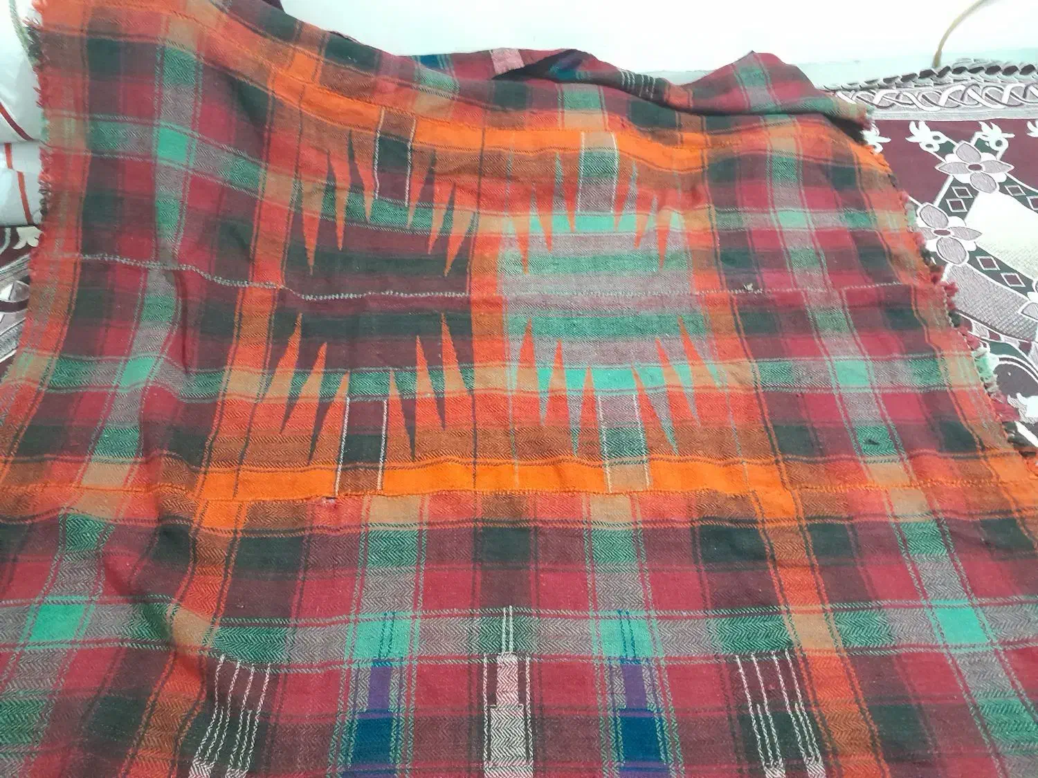 جاجیم قدیمی|گلیم، جاجیم، گبه|مسجد سلیمان, |دیوار