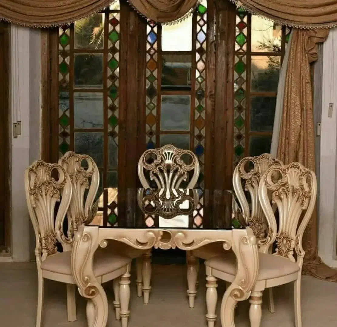 میز و صندلی ناهار خوری پلیمری چهار نفره|میز و صندلی غذاخوری|قم, زنبیل آباد|دیوار