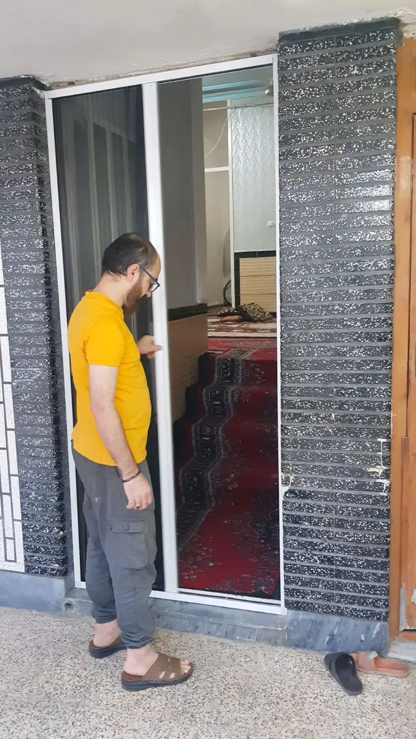 محافظ حشرات برای در و پنجره توری پلیسه توری کشویی|مصالح و تجهیزات ساختمان|اندیمشک, |دیوار