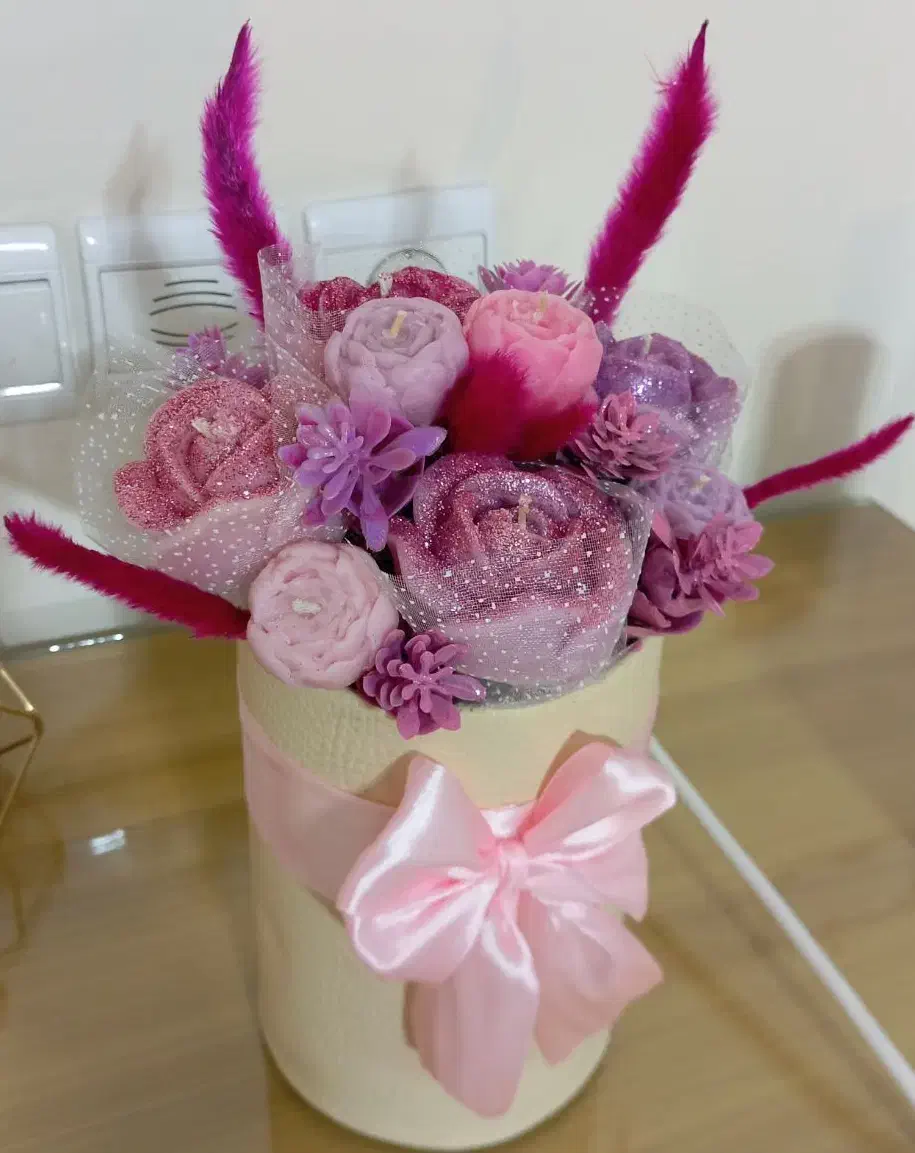 باکس گل شمعی|گل مصنوعی|ماهدشت, |دیوار