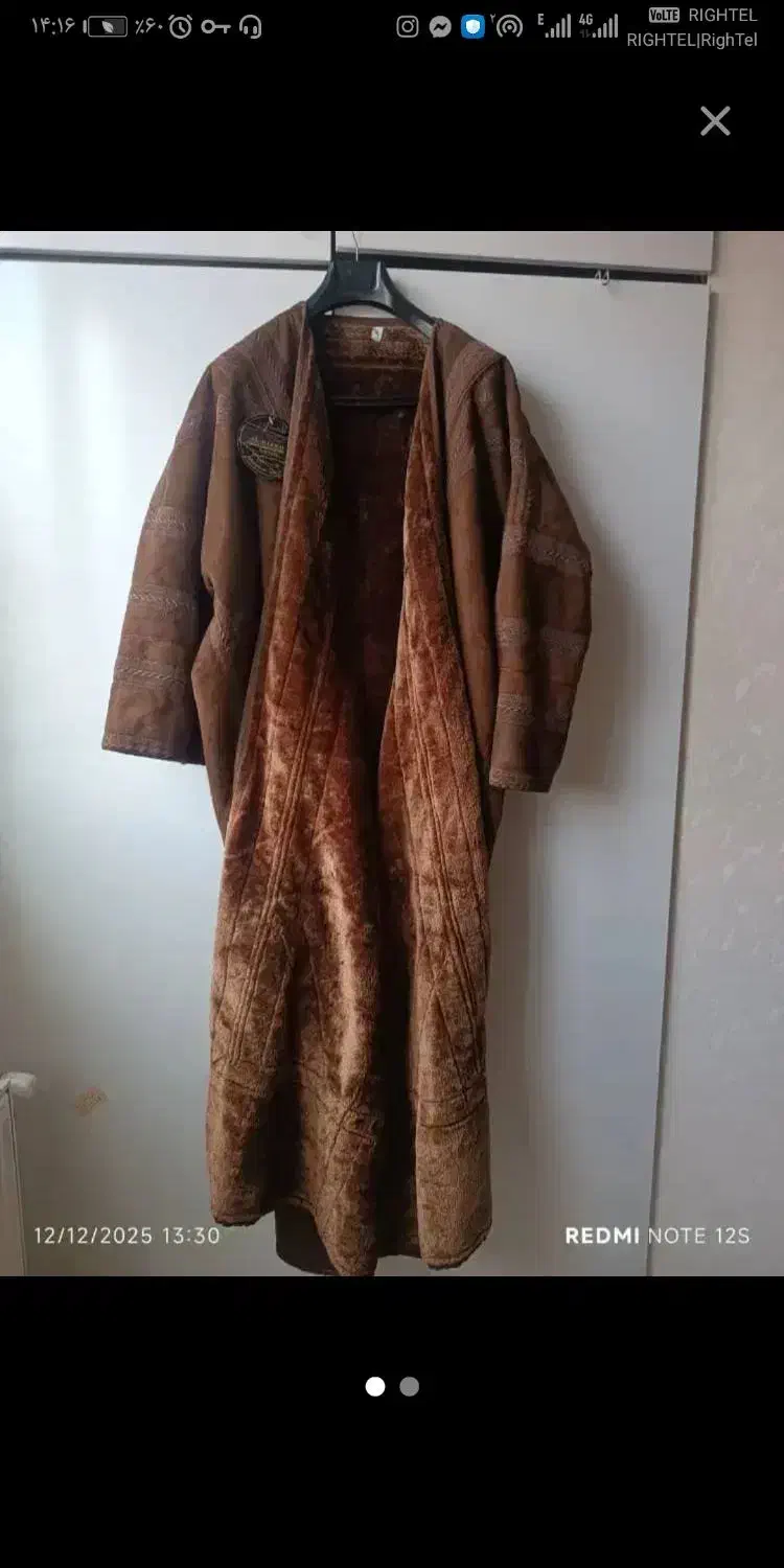 یک عدد پالتو بلندمردانه جنس مخمل نرم|لباس|صدرا-فارس, فاز ۱|دیوار