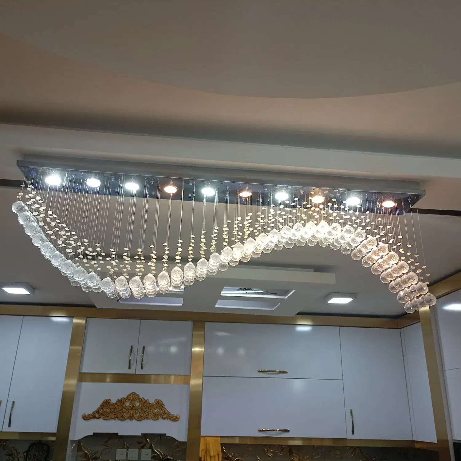 لوستر کریستال|لوستر و چراغ آویز|مشهد, عبادی|دیوار