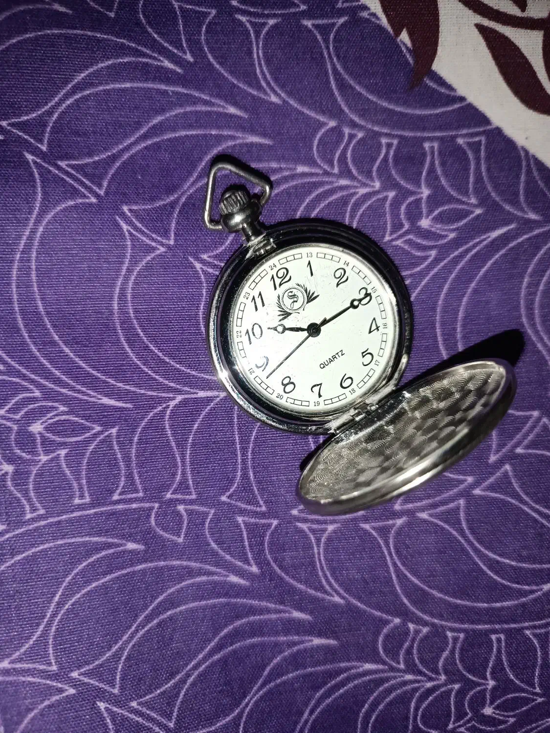 ساعت جیبی نقره قدیمی|کلکسیون اشیاء عتیقه|کرج, شهرک بنفشه|دیوار