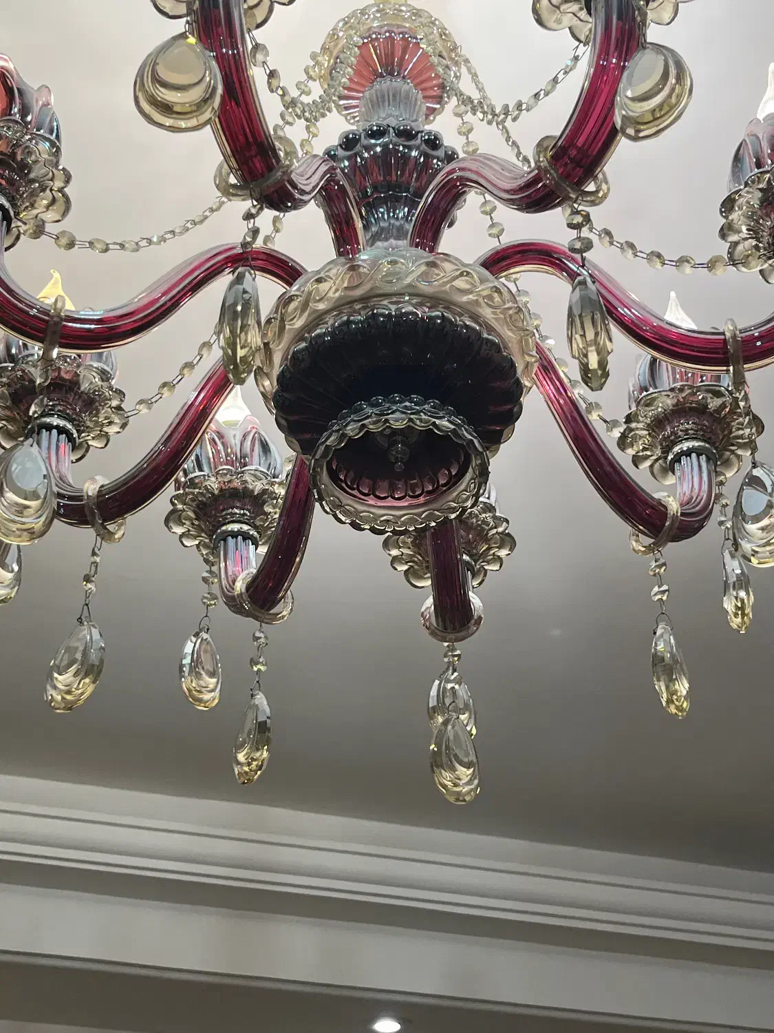 لوستر لاله کریستال|لوستر و چراغ آویز|تهران, اسفندیاری|دیوار