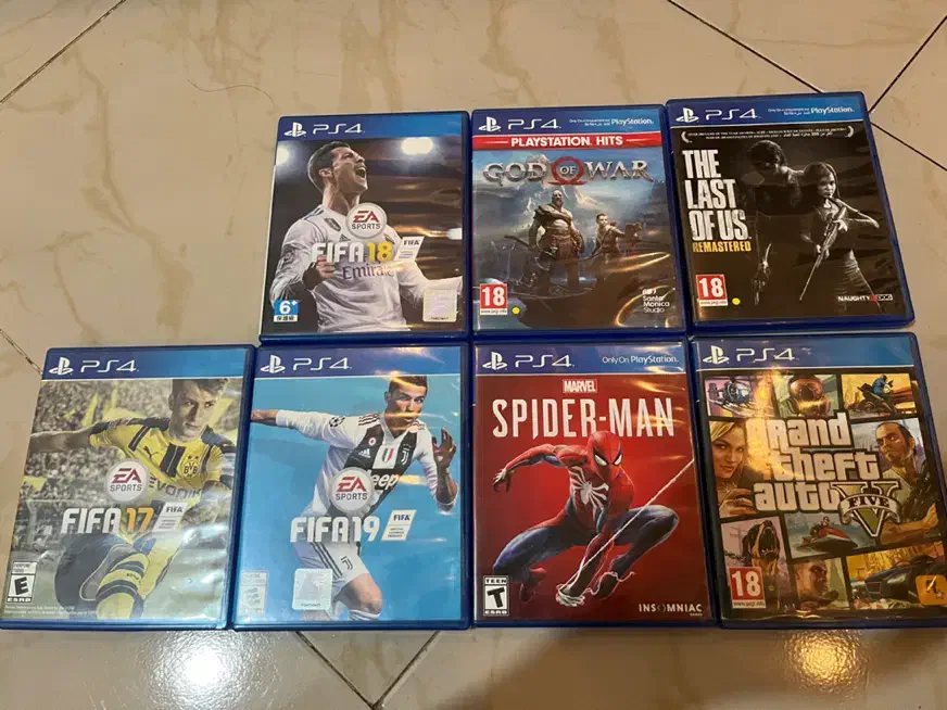 جی تی ای وی اسپایدرمن فیفا لست اف اس گاد اف وار|کنسول، بازی ویدئویی و آنلاین|تهران, قلهک|دیوار