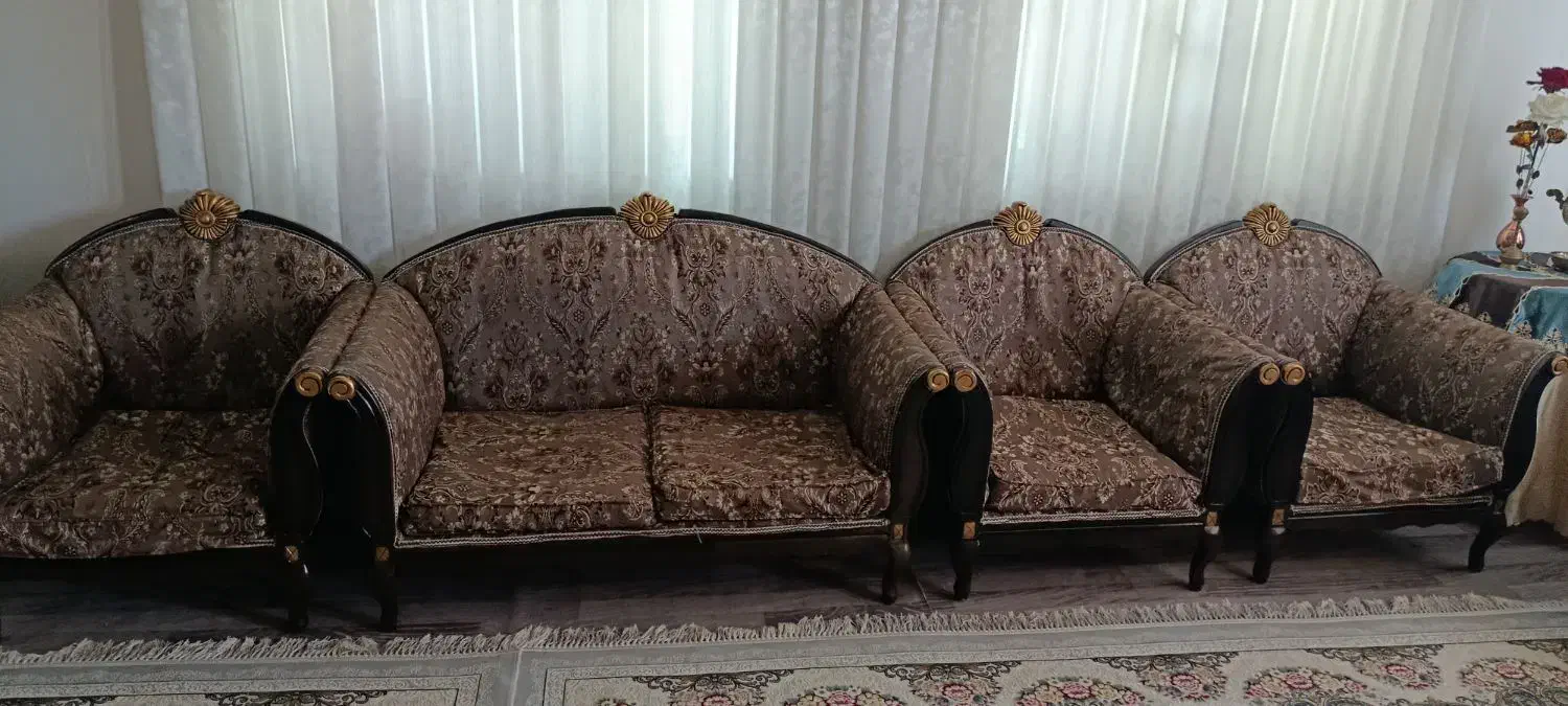 مبل نیمه سلطنتی 8نفره|مبلمان خانگی و میز عسلی|کوثر, |دیوار