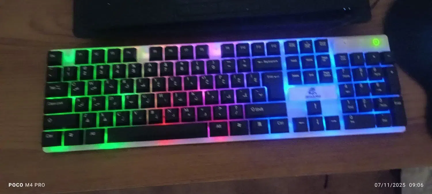 ماوس و کیبورد کاملا سالم|قطعات و لوازم جانبی رایانه|اشکنان, |دیوار