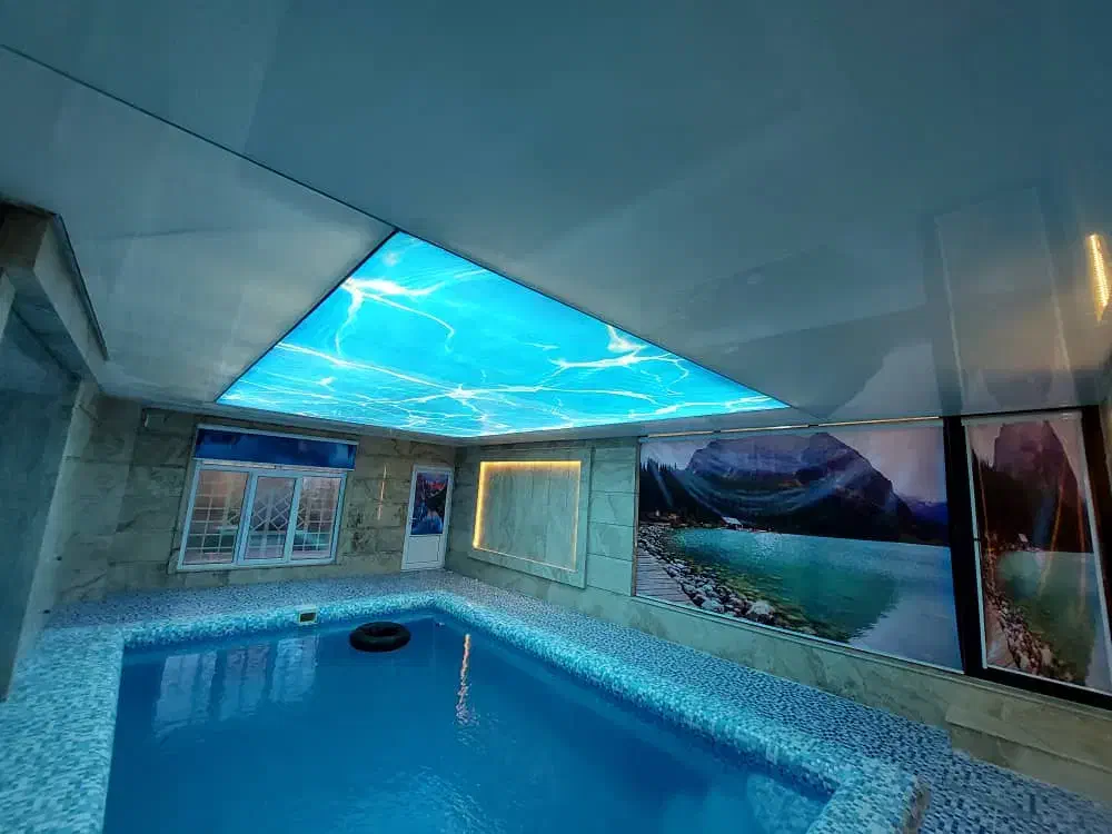 ویلا استخر آبگرم شیک گلبهار|اجارهٔ کوتاهمدت ویلا و باغ|گلمکان, |دیوار