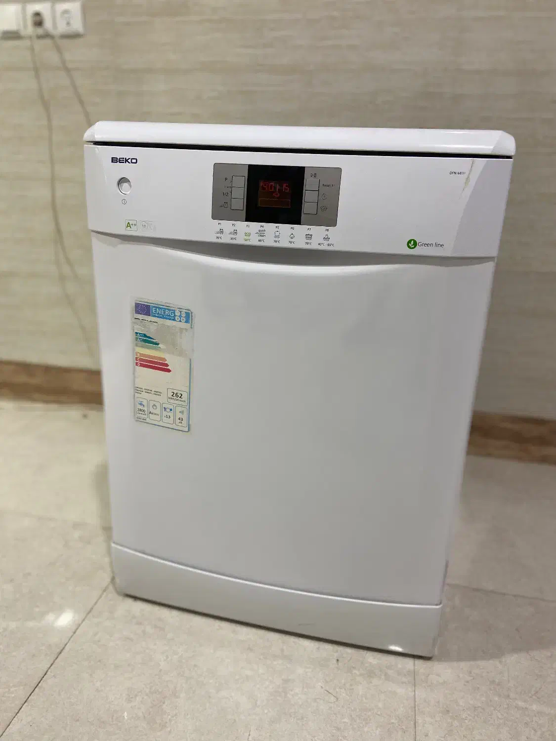 ماشین ظرفشویی ۱۴ نفره BEKO درحد آکبند|ماشین ظرفشویی|ارومیه, |دیوار