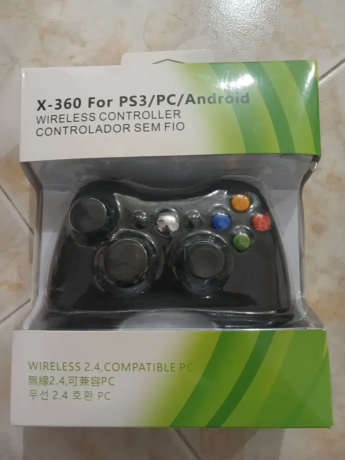 دسته xbox 360 نو و آکبند بیسیم مناسب ps3 PC گوشی|کنسول، بازی ویدئویی و آنلاین|اندیشه, پرنیان|دیوار