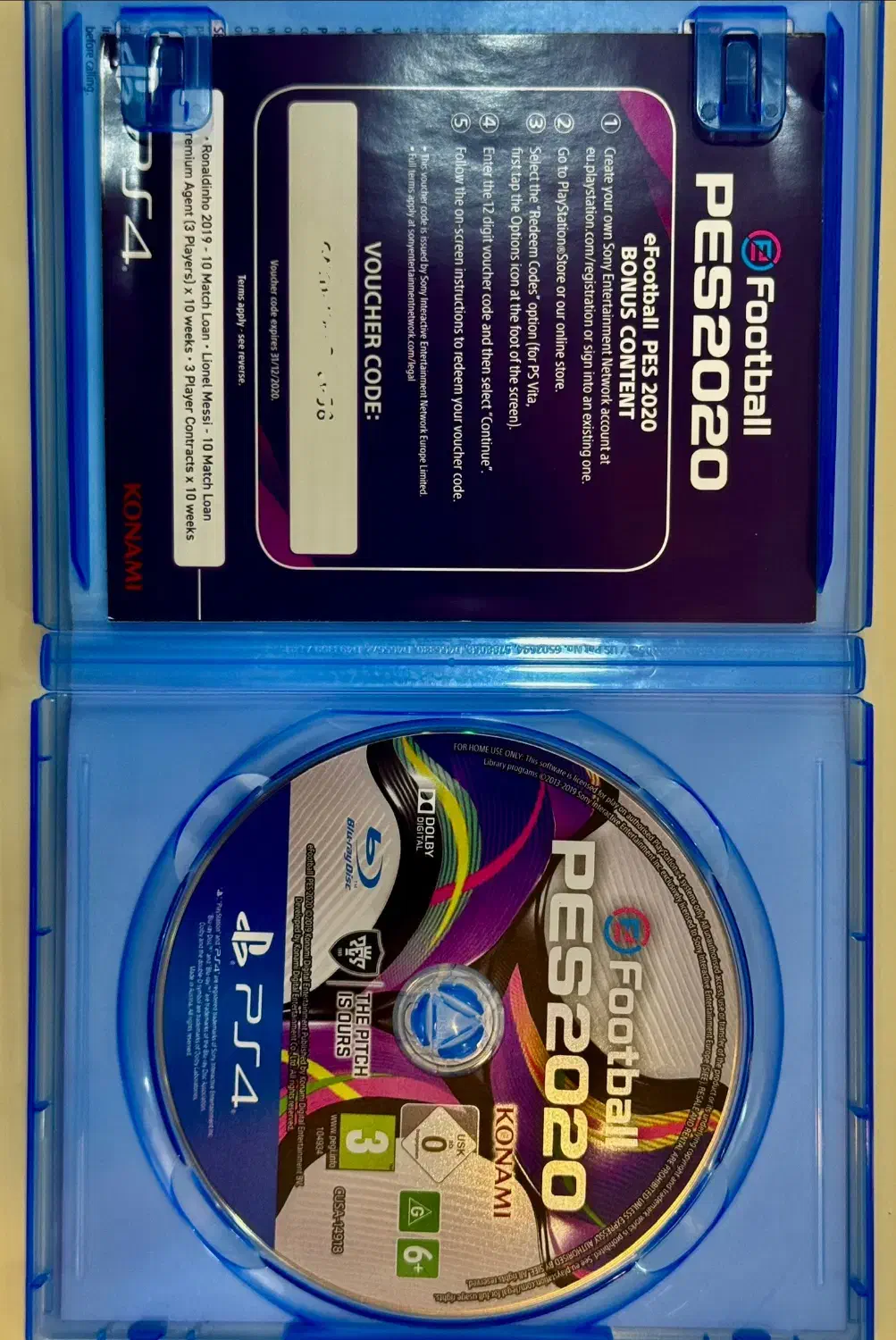 بازی فوتبال pes2020 نسخه اصلی|کنسول، بازی ویدئویی و آنلاین|رشت, چله خانه|دیوار