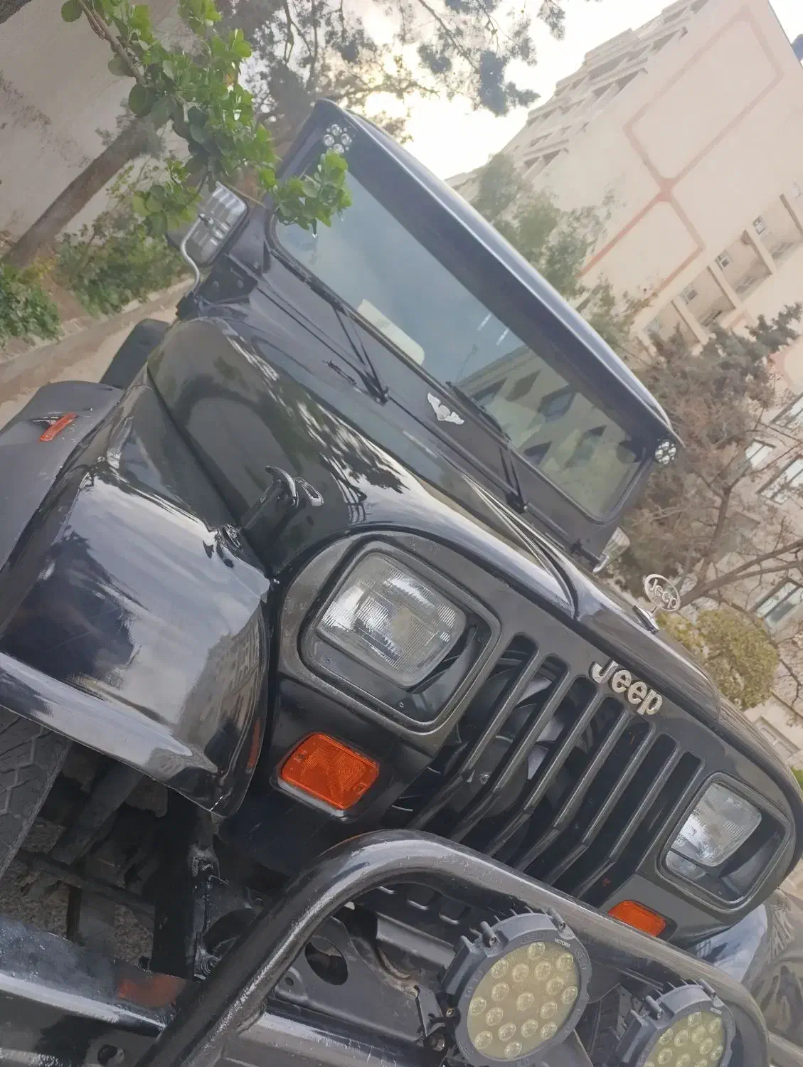 جیپ صحرا موتور میتسوبیشی|خودرو کلاسیک|چمستان, |دیوار