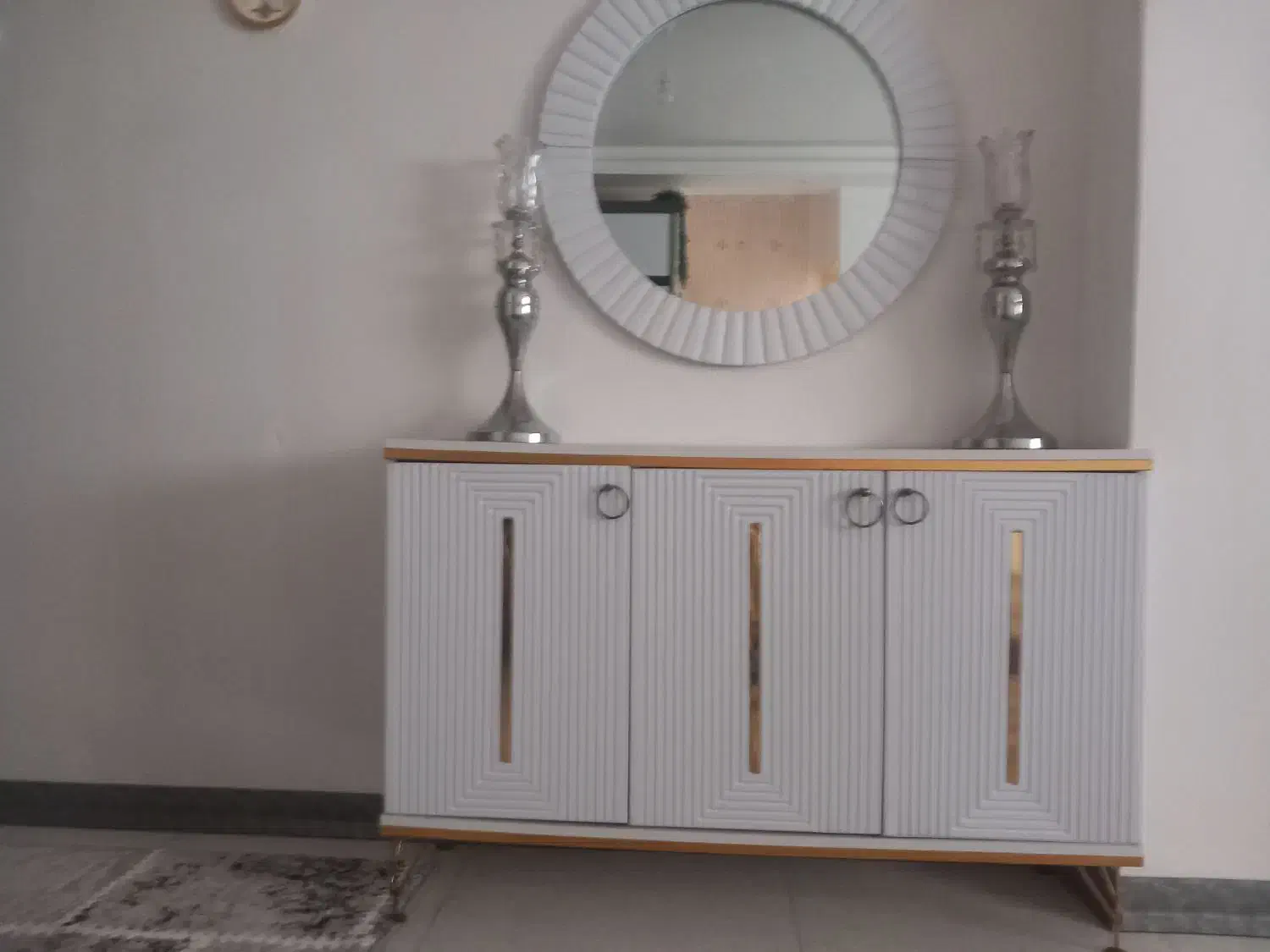 فروش فوری ایینه کنسول نونو|بوفه، ویترین، کنسول|کلاله, |دیوار