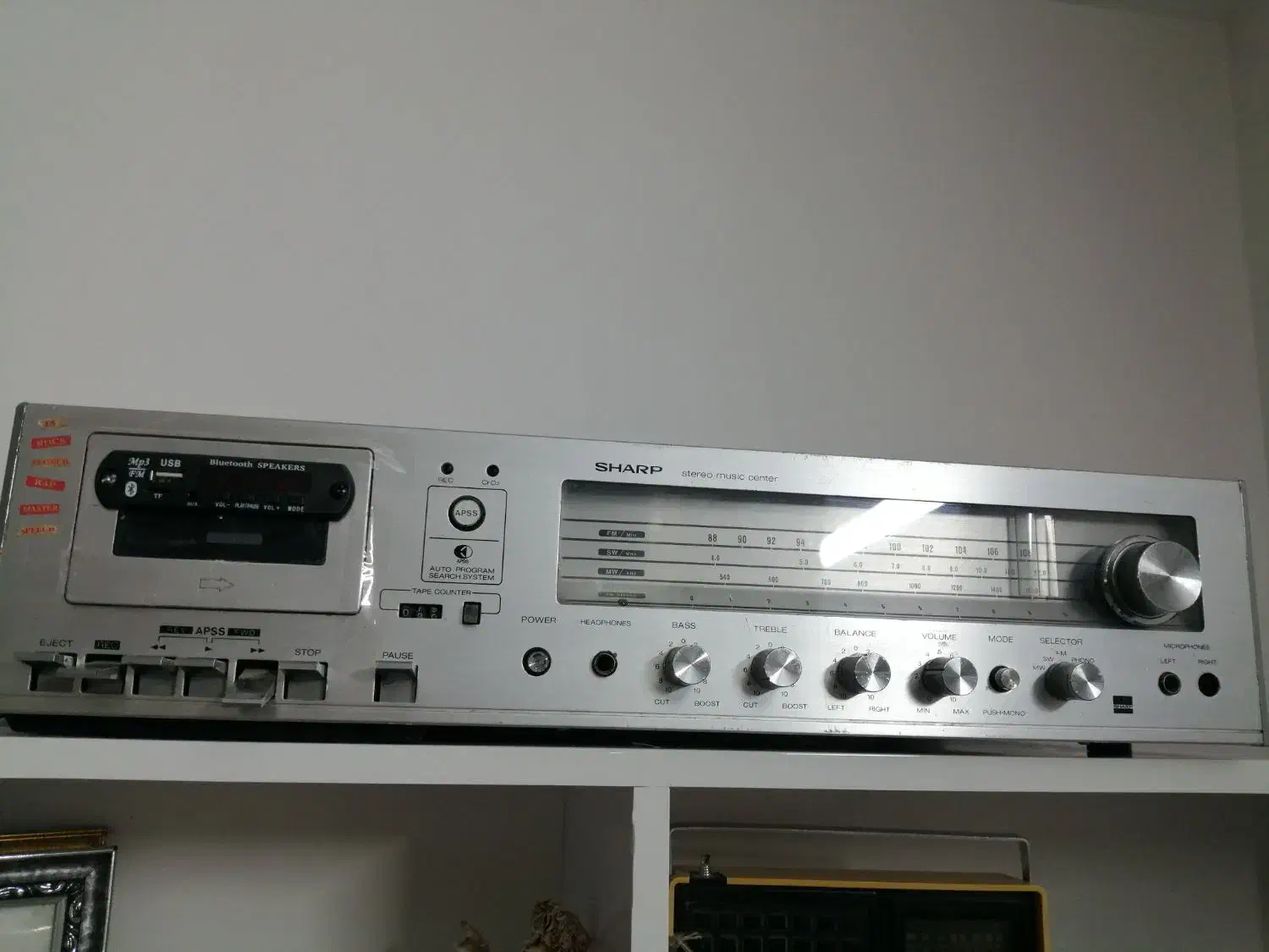 ضبط صوت ژاپنی مدل SHARP|سیستم صوتی خانگی|سبزوار, غرب نیروگاه|دیوار