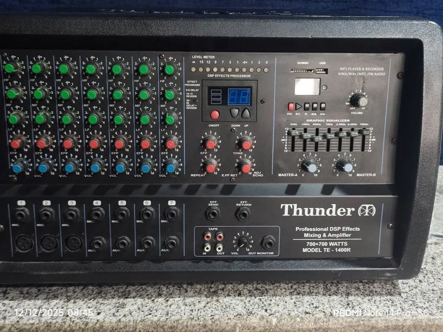 آمپلی فایر تندر1400R|سیستم صوتی خانگی|شیراز, بهارستان|دیوار