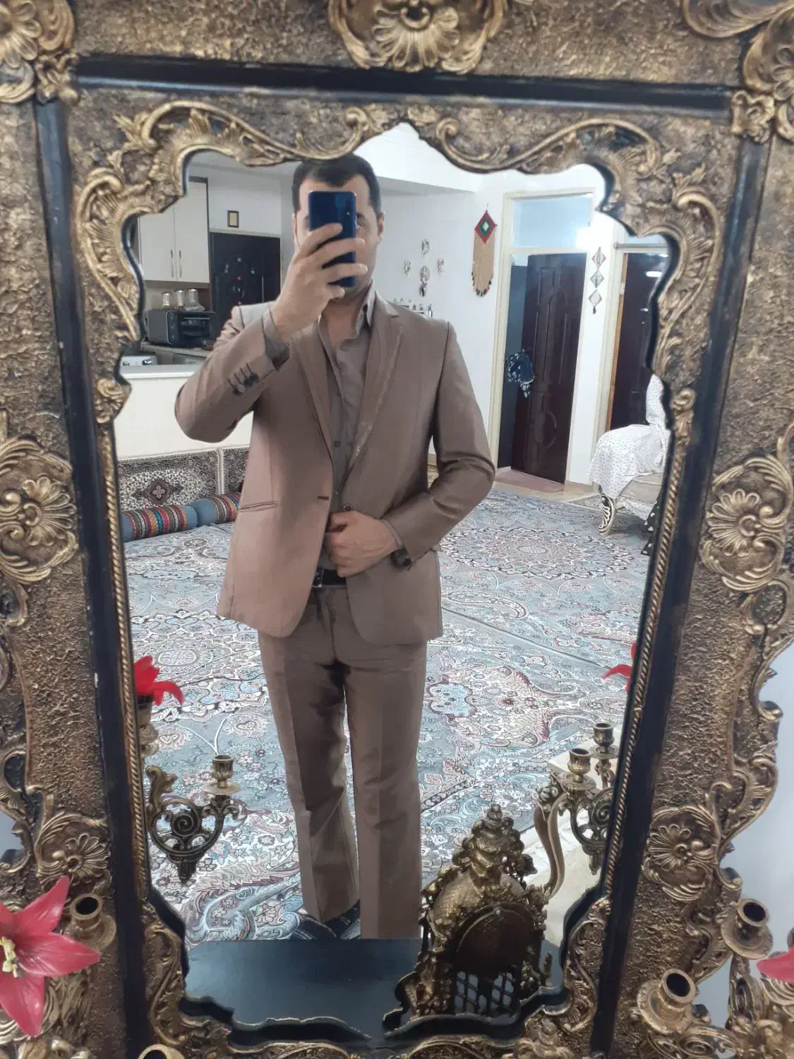 دو دیست کت و شلوار اسپرت و مجلسی در حد نو|لباس|وحیدیه, |دیوار