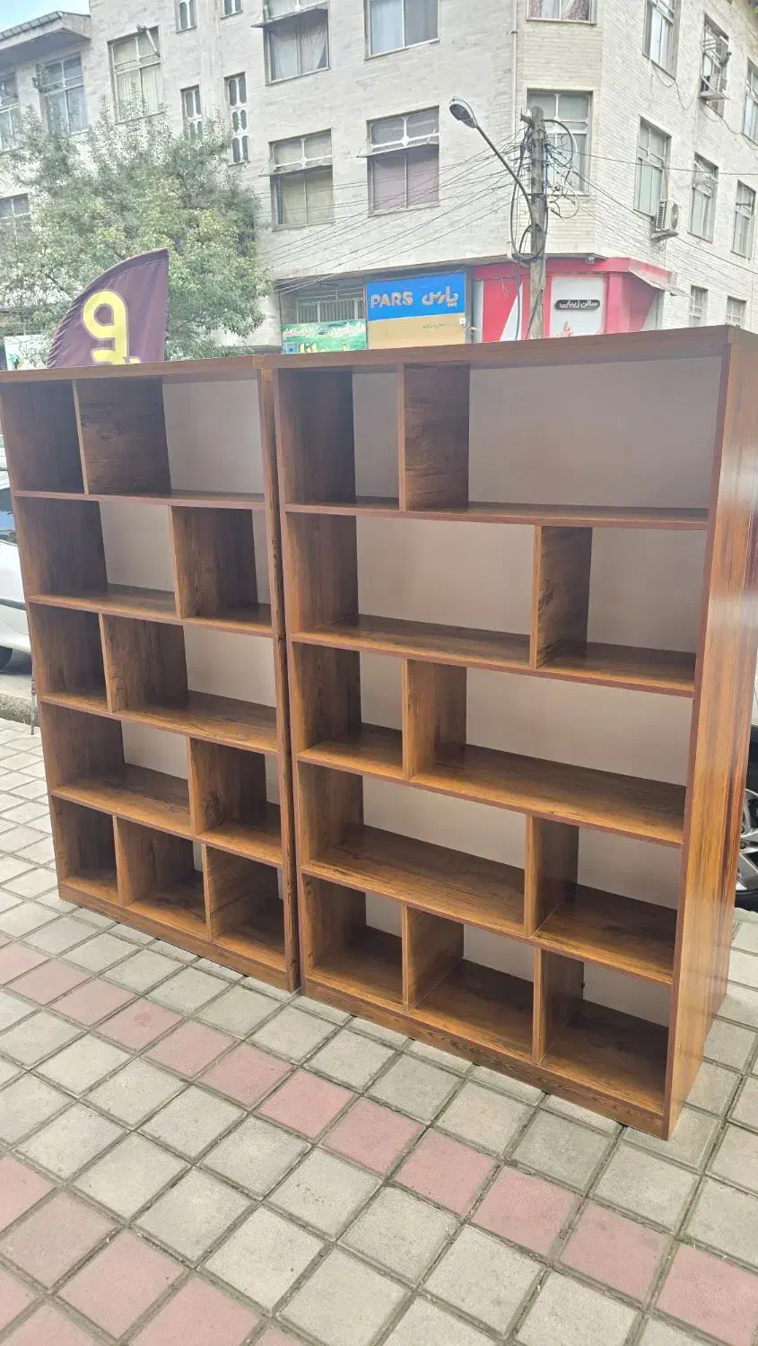 کتابخانه شلف پدر|کتابخانه، شلف، قفسه‌های دیواری|رشت, رودبارتان|دیوار