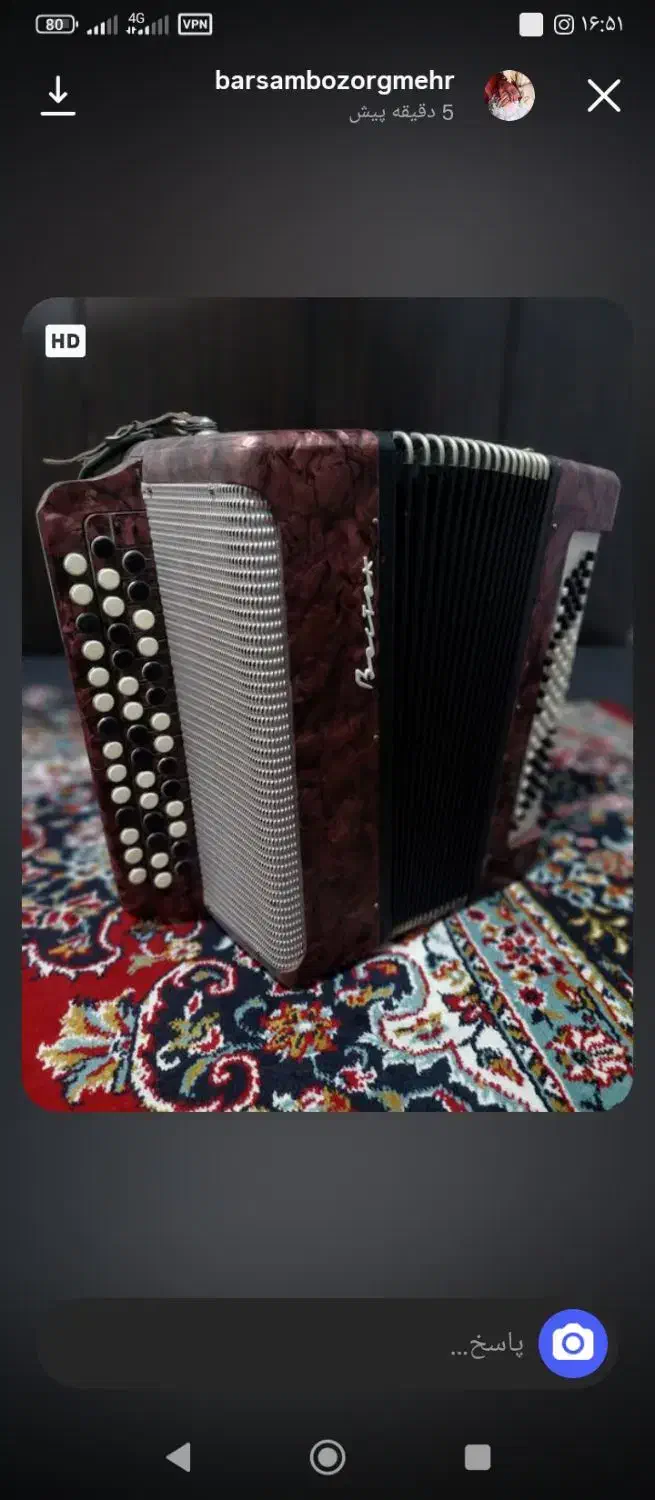 اکردوئن ابزار موسیقی|پیانو، کیبورد، آکاردئون|اسلام‌شهر, شهرک واوان|دیوار