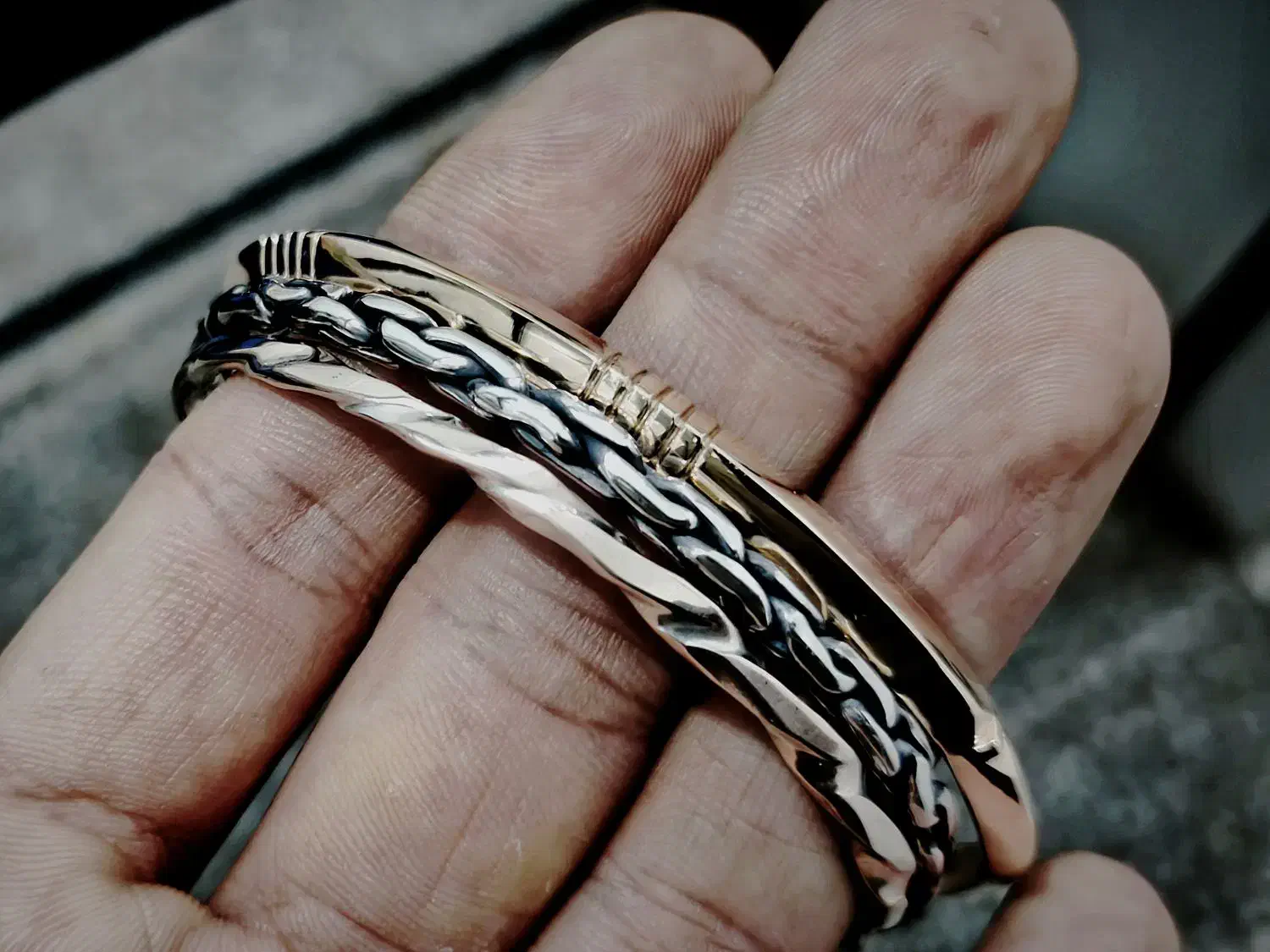 بنگل های دست‌ساز نقره و برنج|جواهرات|محمودآباد, |دیوار