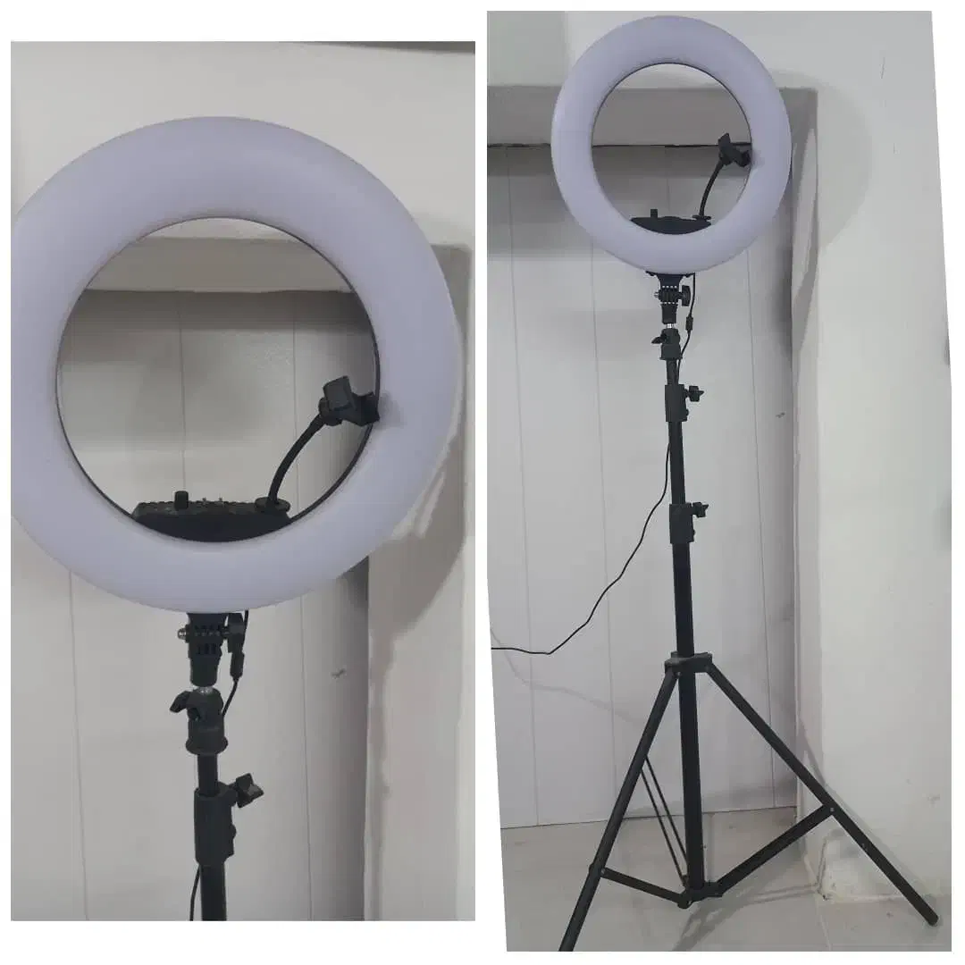 رینگ لایت|دوربین عکاسی و فیلم‌برداری|نور, |دیوار