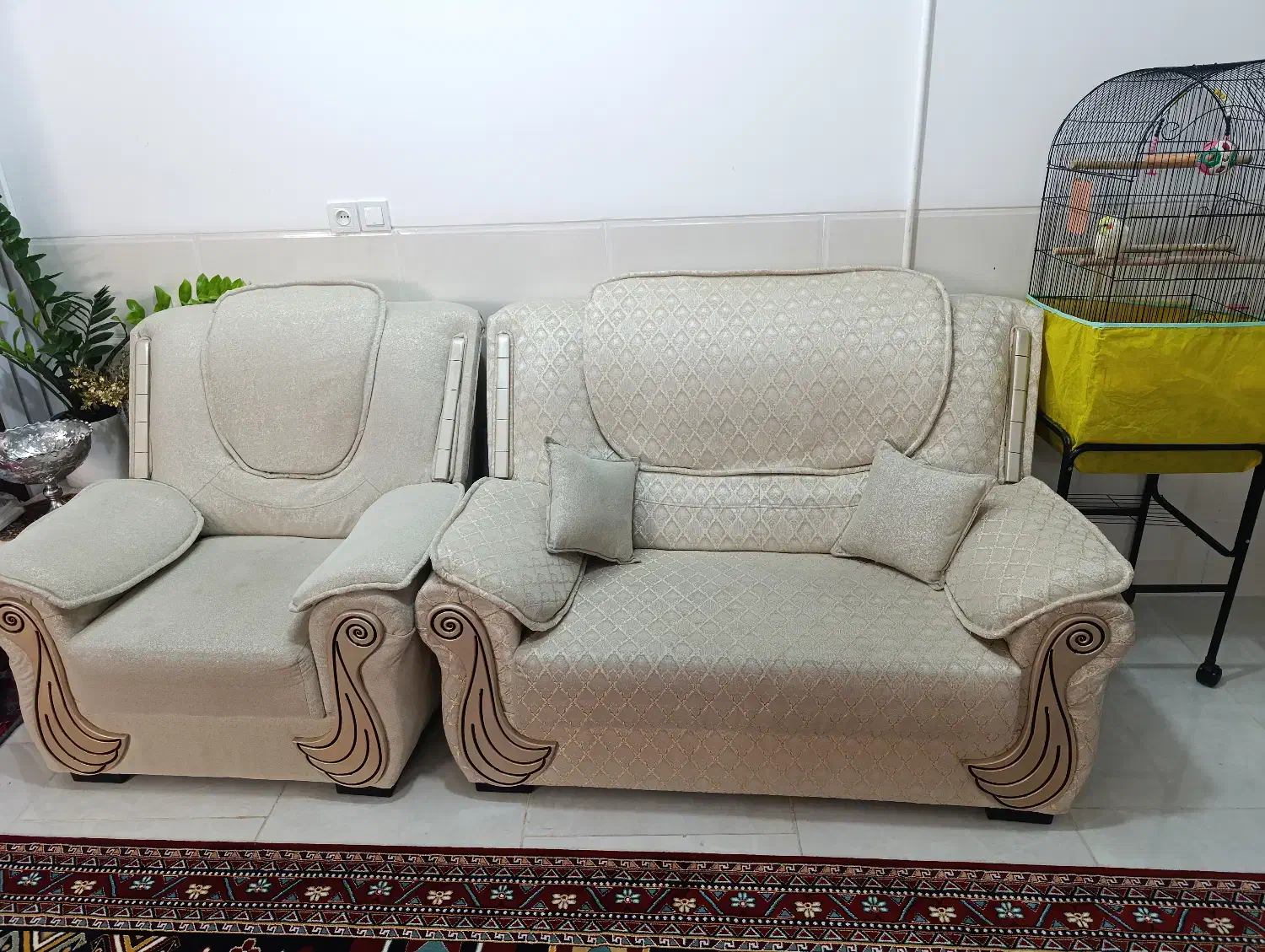 مبل چوبی|مبلمان خانگی و میز عسلی|یزد, |دیوار