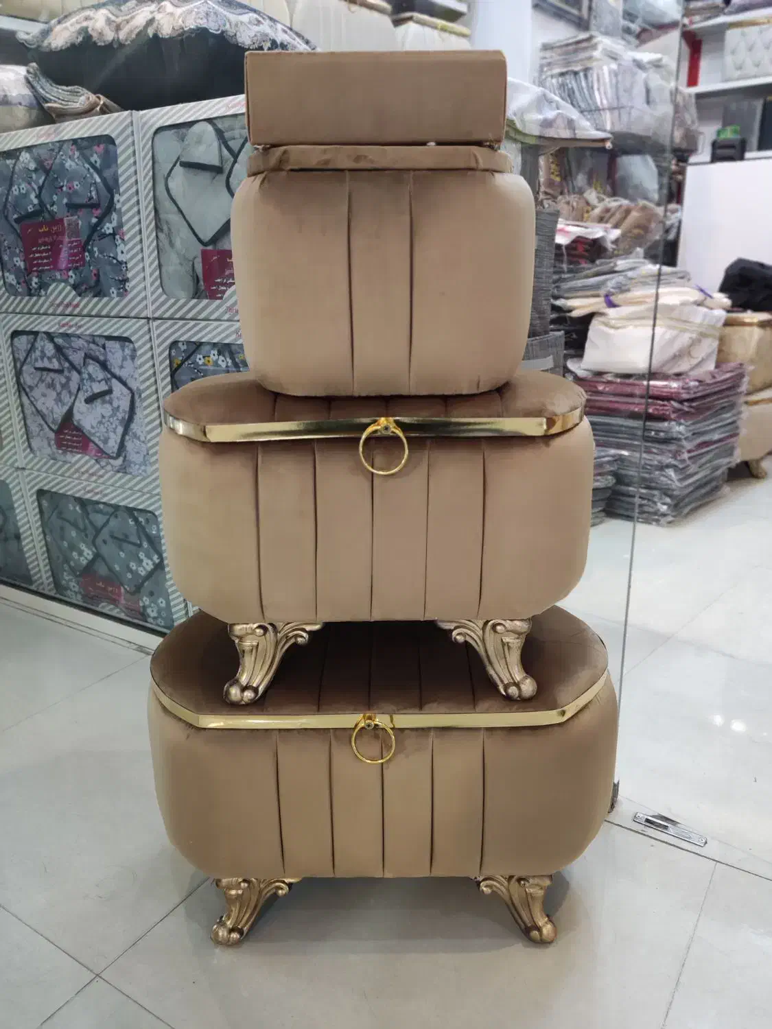 سرویس صندوقچه مدل شش ضلعی|صنایع دستی و سایر لوازم تزئینی|مشهد, عیدگاه|دیوار