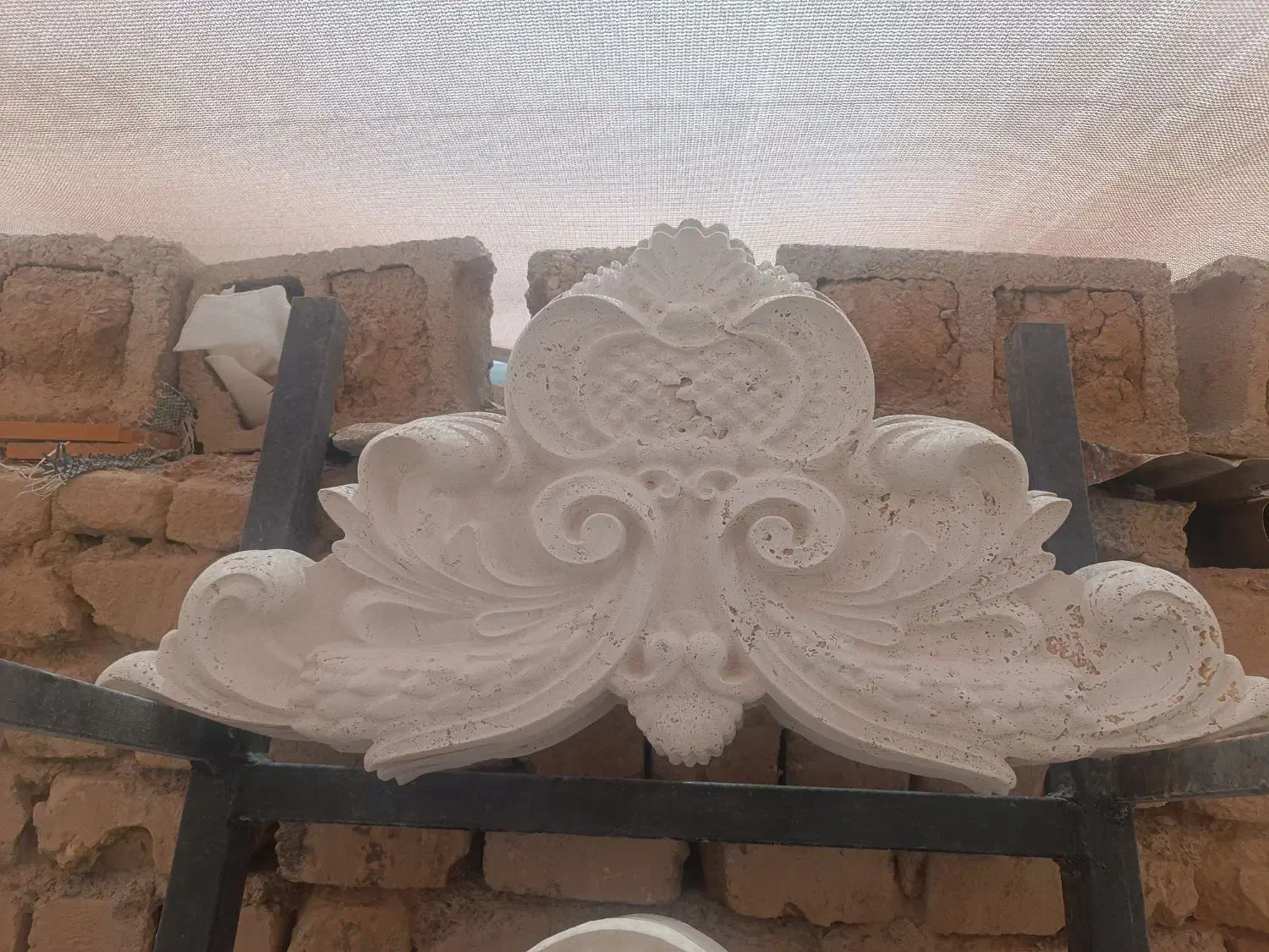 مجسمه سنگی و نمای رومی ابزار صراحی نرده سنگ ستون|مجسمه، تندیس، ماکت|اصفهان, احمدآباد|دیوار