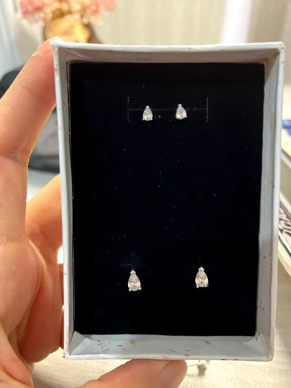 گوشواره میخی نقره ۹۲۵|جواهرات|کرمانشاه, |دیوار