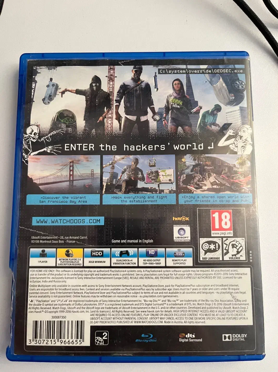 بازی واچ داگز ps4 و ps5|کنسول، بازی ویدئویی و آنلاین|تهران, کوی بیمه|دیوار